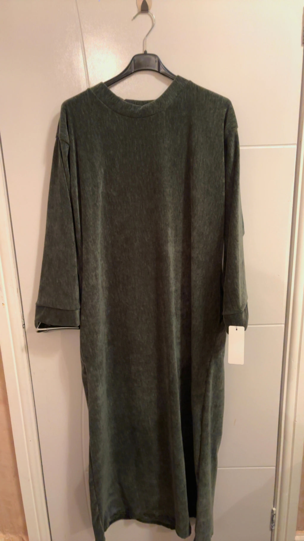 Elegant Long Velvet Dress