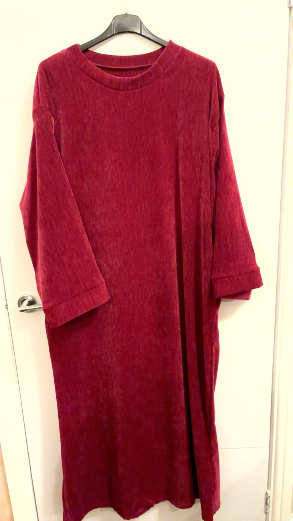 Elegant Long Velvet Dress