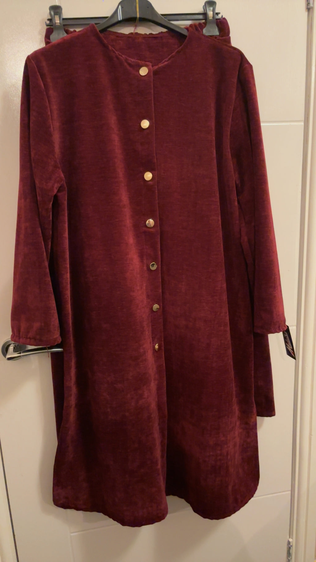 Velvet Button Down Modest Co-ord